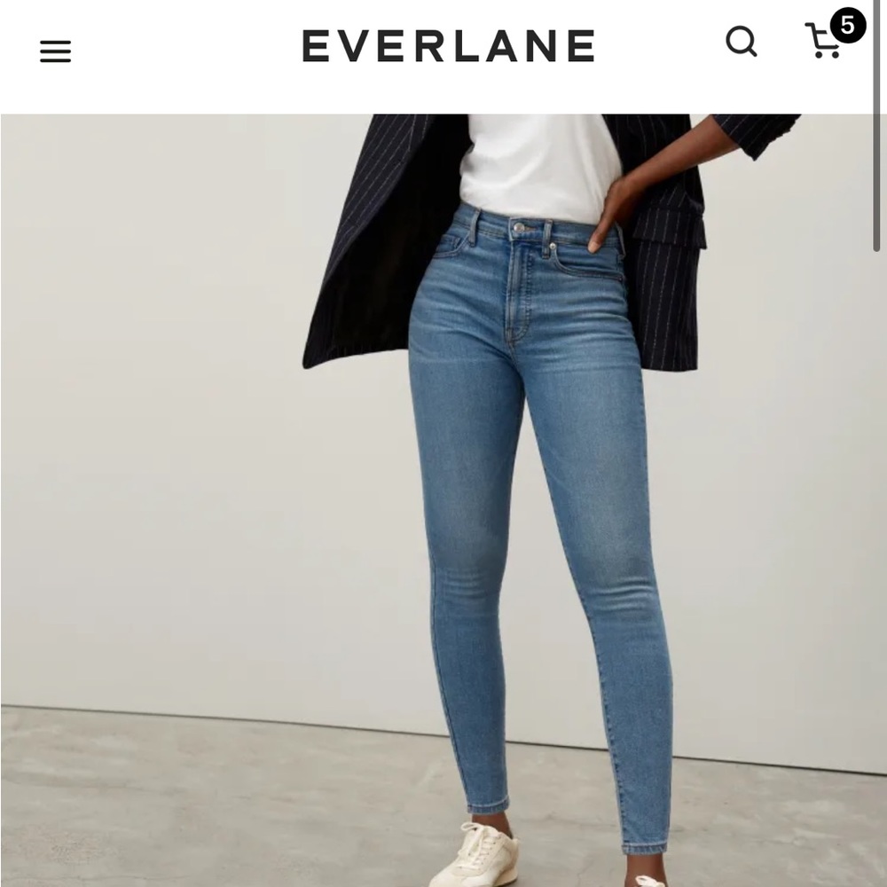 Everlane The Authentic Stretch High-Rise Skinny Size 31